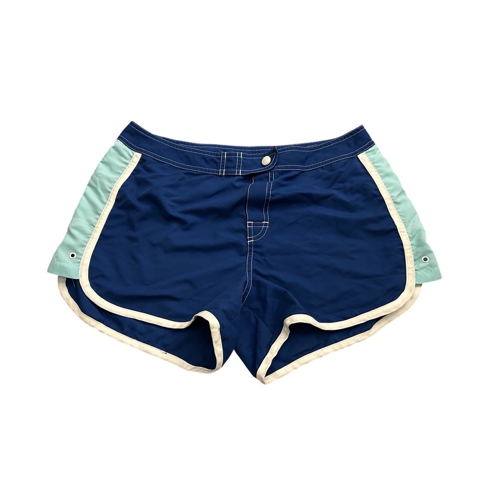 Sideout Board Shorts Mens 31 Blue Teal Excellent Vintage Style Swim Trunks